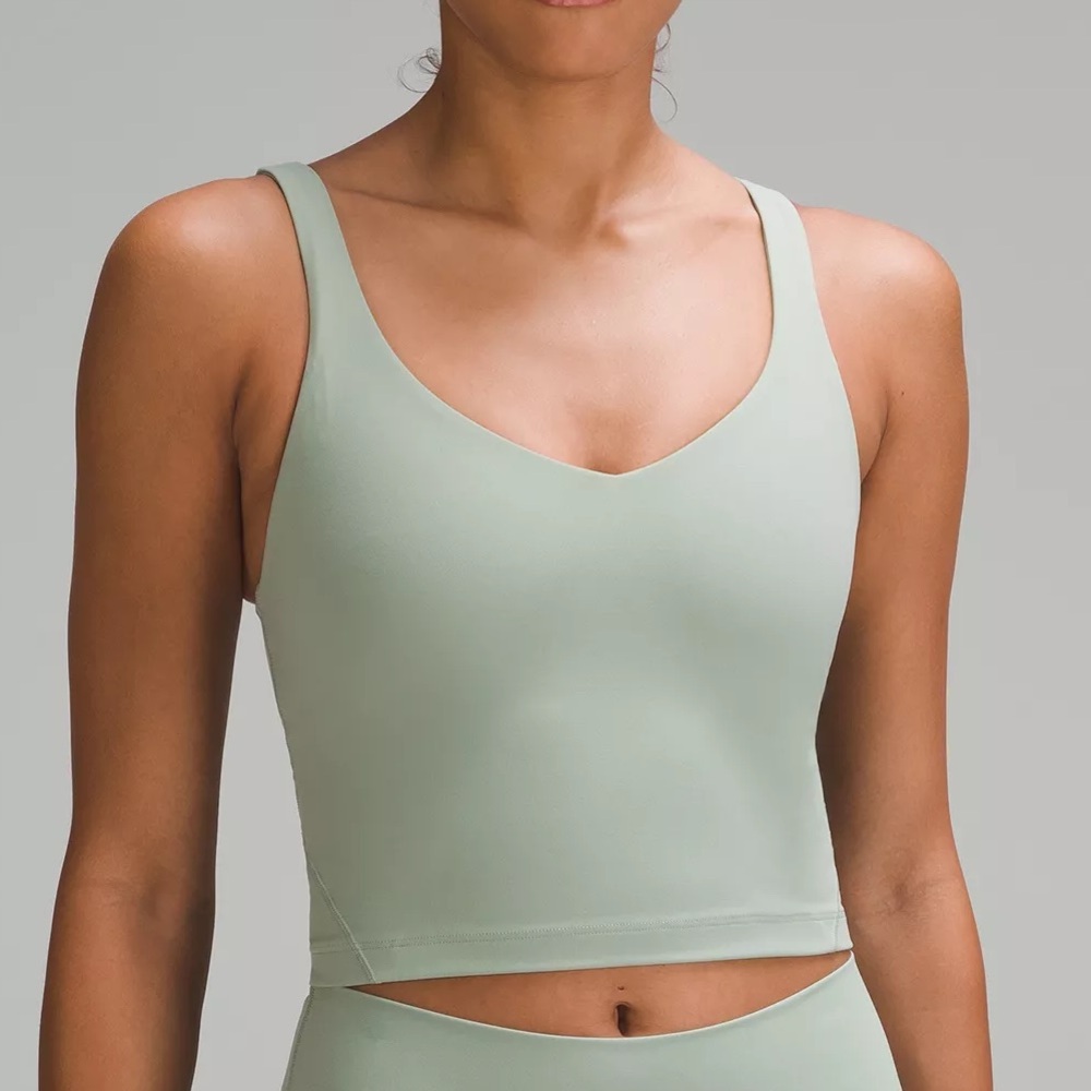 lululemon athletica Mint Green Tank Top